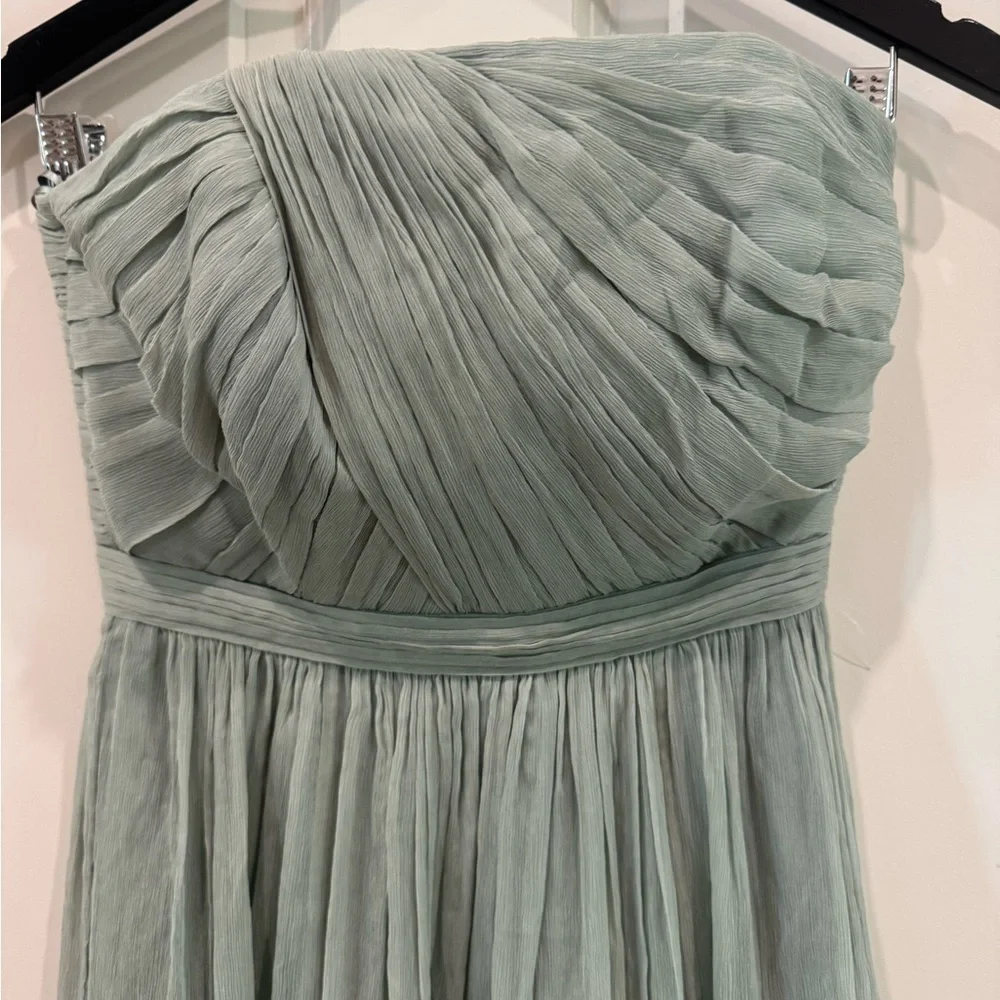 BNWT J.Crew Mindy Strapless Dress Dusty Shale size 00 $290